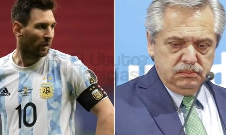 ¿Lionel Messi está enojado con Alberto Fernández? La versión detrás de la foto trunca