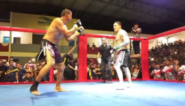 Dos políticos brasileños dirimieron sus problemas con una brutal pelea de MMA