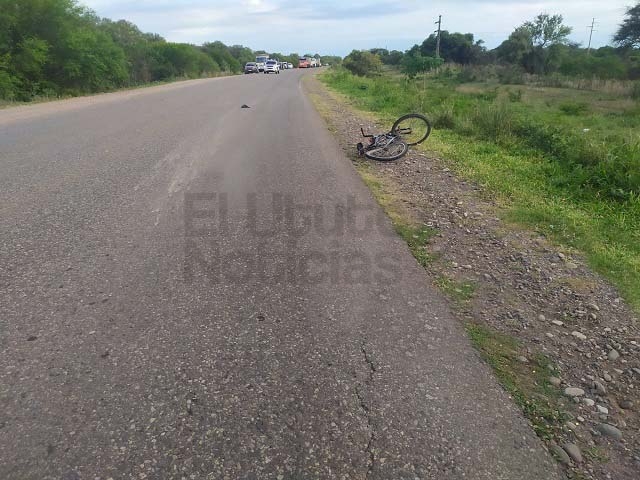 Un ciclista murió atropellado por un camión en Ruta Provincial 5.