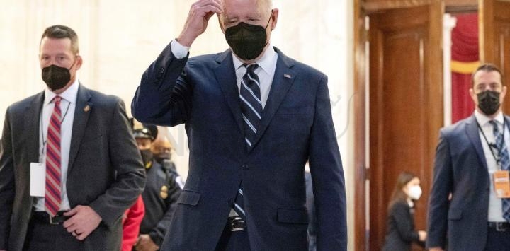 Joe Biden se mostró 
