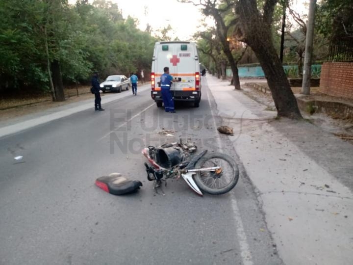 Fatal accidente en San Lorenzo, Motociclista impactó contra un árbol perdiendo su vida
