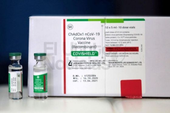 Llegaron 16.500 dosis de la vacuna contra COVID-19 producida en la India