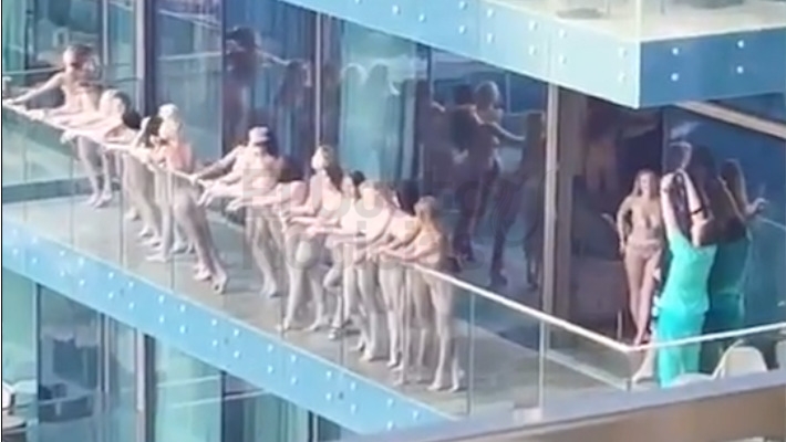 Escándalo por un video de mujeres desnudas en un balcón: hay varios detenidos