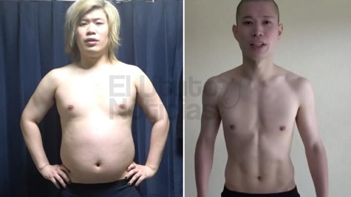 Un youtuber bajó 25 kilos en un año y reveló el secreto de su régimen